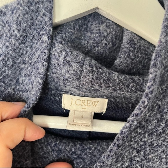 J. Crew Wool Blend Cowl Neck Front Pocket Sweater Small - Picture 4 of 8